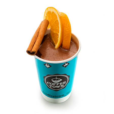 Цитрусовый горячий шоколад